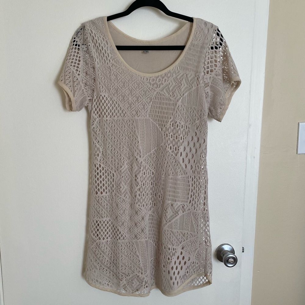 Urban Outfitters ecoté patchwork crochet dress